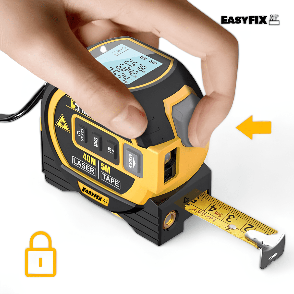 EasyFiX™ Laser Tape Measure